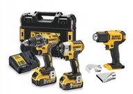 SADA NÁRADIA DEWALT DCK268P2T + TEPELNÁ PIŠTOĽ DCE530N