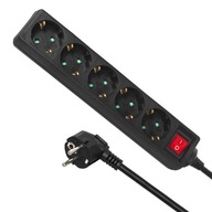 Maclean power strip nemecký typ MCE227G