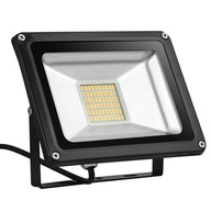 Halogénový 30W LED reflektor 12/24 teplý reflektor