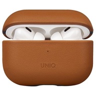 Puzdro UNIQ pre AirPods Pro 2 genuine Leather hnedé