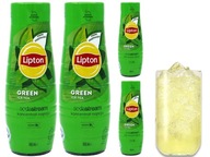 4x SODASTREAM LIPTON SIRUP ZELENÝ ĽADOVÝ ČAJ NA 9L NÁPOJ SÝTUJÚCI 440ml