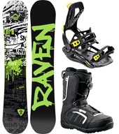 Snowboardový set RAVEN Core 163cm široký