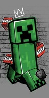 Plážová osuška 70x140 Minecraft Metro Art Creeper