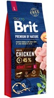 BRIT PREMIUM BY NATURE ADULT LARGE L PRE PSA 15KG