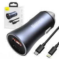 BASEUS NABÍJAČKA DO AUTO USB KÁBEL 40W 1M