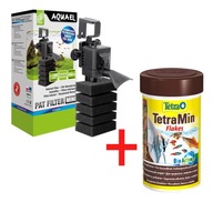 AQUAEL VNÚTORNÝ FILTER PAT MINI 400l/h AKVÁRIUM + ZDARMA TETRA MIN 100ml