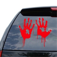 Red Resident Evil Zombie H Vampires Bloody Handpri