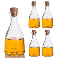 10X BELL sklenené fľaše 250 ml 0,25 l na BIMBEREK WHISKY + zátky HUBY