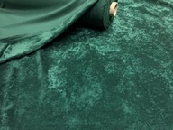 100% Bavlna Velvet - Zelená / šírka 140 cm
