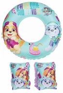 PAW PATROL SKYE SLEEVES + Swimming Ring Detský bazén Dovolenka na pláži