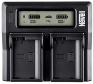 Nabíjačka batérií Newell LCD Dual Charger pre Canon LP