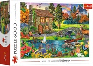 TREFL Puzzle 6000 | Chata na horách | 65006