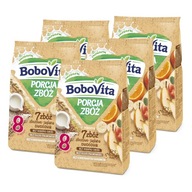 BoboVita Porcia 7 obilnín Mliečna obilninová a prosová kaša SET 5x210g