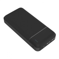 PLATINETOVÁ POWER BANK 20000mAh polymér ABS textúra čierna [45722]