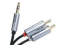 Prolink Futura Slim | mini jack/2x RCA | 5 m