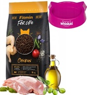 FITMIN FOR LIFE Adult Cat Chicken 8 kg suché krmivo pre MAČKY