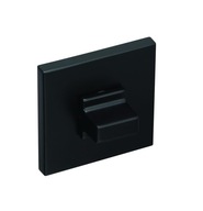 FIT SQUARE WC rozeta BLACK Infinity Line