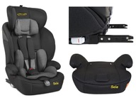 LETNÁ DETSKÉ SEDADLO S PODRÁŽKOU 9-36 KG ISOFIX ŠEDÁ