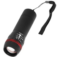 MINI LED baterka 1W ZOOM BATÉRIA 3x AAA + šnúrka