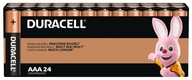 Duracell AAA LR3 alkalické batérie 24 ks.