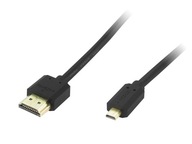 HDMI kábel - Micro 2.0 4K 3D Ethernet 1,5 m