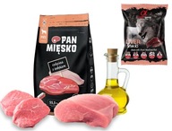 PAN MEAT Teľacie mäso s morčacím 9 kg chrumky XS