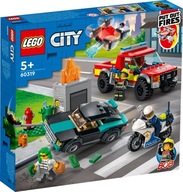 LEGO CITY 60319 Operácia hasičov a policajná honička