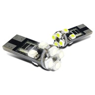 LED ŽIAROVKA 8SMD 1210 W5W T10 MODRÁ