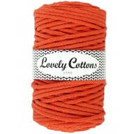 Bavlnená šnúrka Lovely Cotton 5mm oranžová