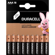 DURACELL Basic AAA LR03 Alkalické batérie 18 ks