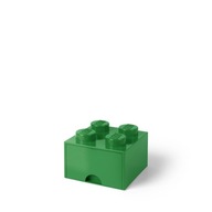 Nádoba na tehly 4 LEGO zelená zásuvka na tehly