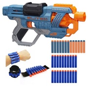 NERF N-STRIKE ELITE COMMANDER LAUNCHER + EXTRAS