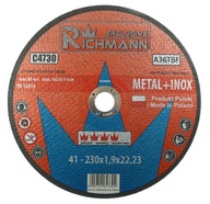 KOTÚČ REZNÝ 230 x 1,9mm METAL INOX RICHMANN