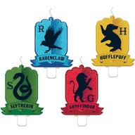 Sviečky Harry Potter Hogwarts Houses, 4 ks.