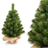 Umelý vianočný stromček, malý, ozdobný jutový PREMIUM, 50 cm