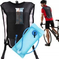 Ľahký bežecký batoh na bicykel s vodným vakom a 2l fľašou na vodu