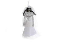 Halloweenska závesná dekorácia Skeleton Bride