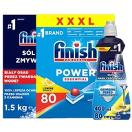 Súprava umývačky riadu Finish Power Essential 80 XXL