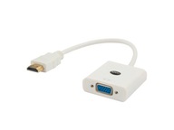 HDMI - VGA adaptér SAVIO 0,15 m