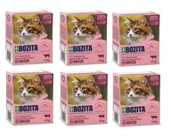 Bozita Feline Mleté hovädzie mäso v želé 6x370g