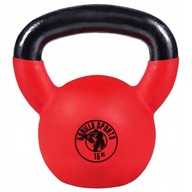 KETTLEBELL 16 KG pogumovaná činka KETTLE lopta