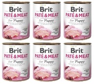 Brit Pate Meat 6x800g Puppy Puppy