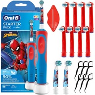 ORAL-B STARTER PACK SPIDER-MAN ELEKTRICKÁ ZUBNÁ KEFKA + PRÍSLUŠENSTVO + RADY