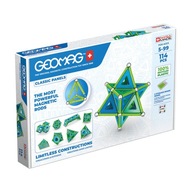 GEOMAG MAGNETICKÉ BLOKY 114 ELEMENTOV GULIČKY KREATÍVNA GEOMETRIA NA 5 ROKOV