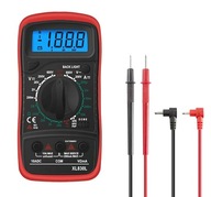 PROFESIONÁLNY ELEKTRONICKÝ MERAČ PRÚDU LCD DIGITÁLNY MULTIMETER + 2 SONDY