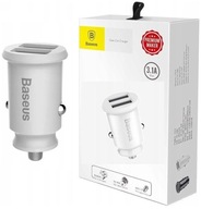 Baseus mini rýchlonabíjačka do auta 2x USB 3.1A