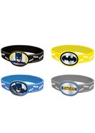 Silikónové náramky BATMAN bands 4 ks.