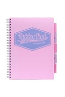 Mriežkový zápisník A4 Project Book Pastel pink SZ-70234