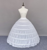 SVADOBNÁ spodnička, svadobné šaty, 6 ŠESŤ PRSTENOV, obvod 350 cm