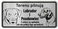 Attention Dog Labrador Bloodhound Plaque